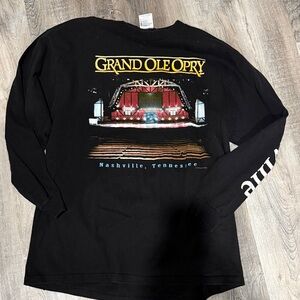 Grand Ole Opry Black Long Sleeve Shirt sz l